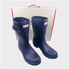 HUNTER Original Short Women's Rain Boots Size 10 Aubergine
